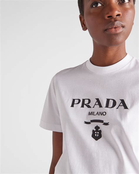 prada white t shirt mens|prada milano shirt.